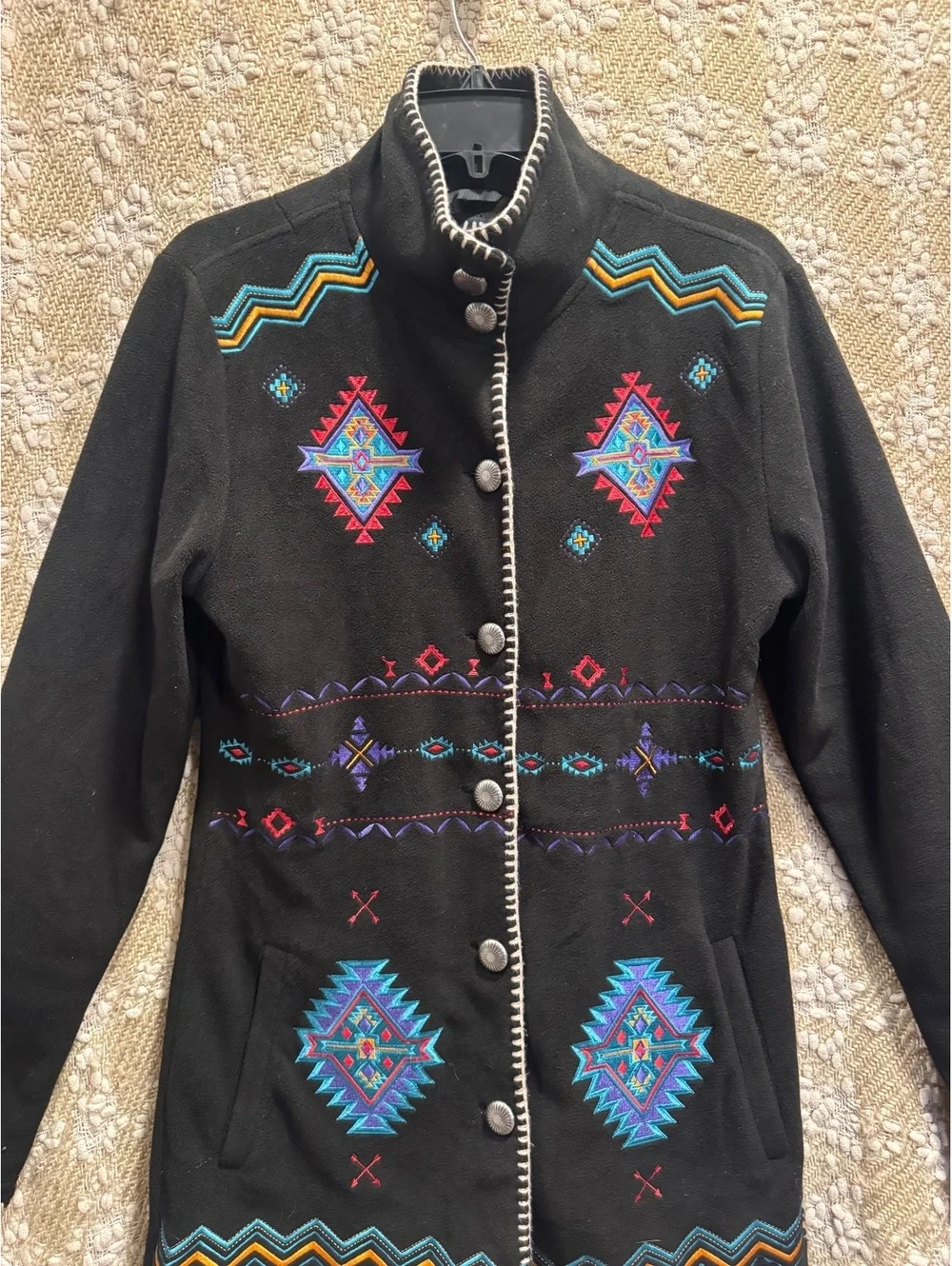 Power River Collection by Panhandle Women's Aztec-Boho Style Western Jacket Sz M